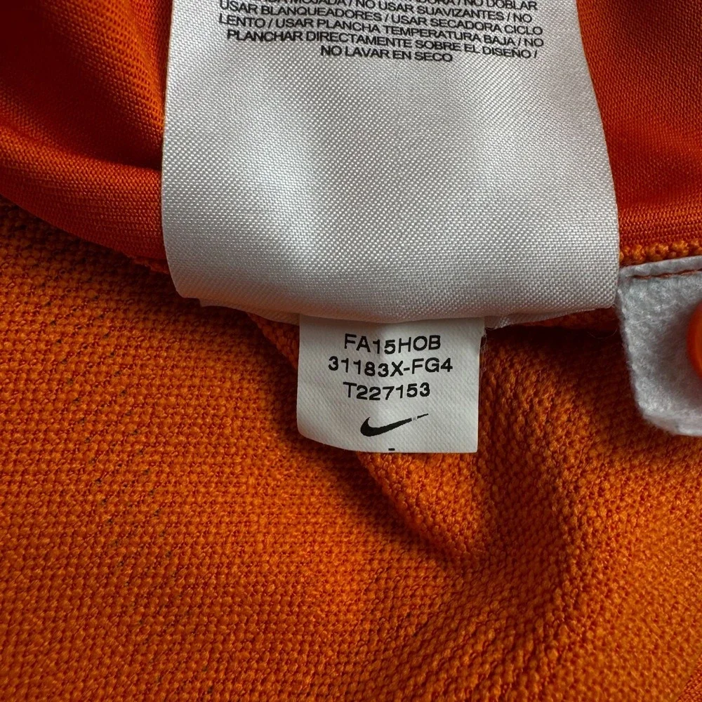 Nike Dri Fit Florida Gators Polo Shirt Polyester Orange Mens Small S